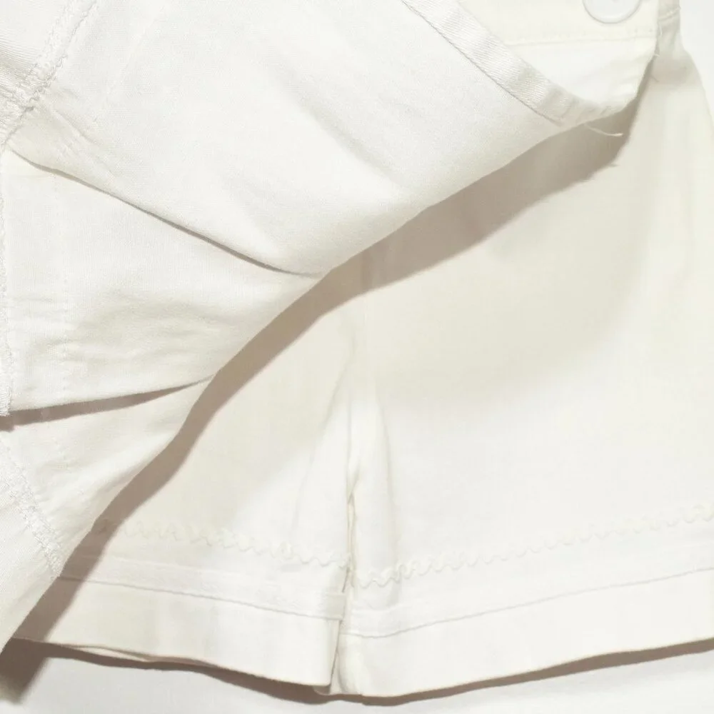 Hartstrings Pleated Nautical White Skort - Size 8